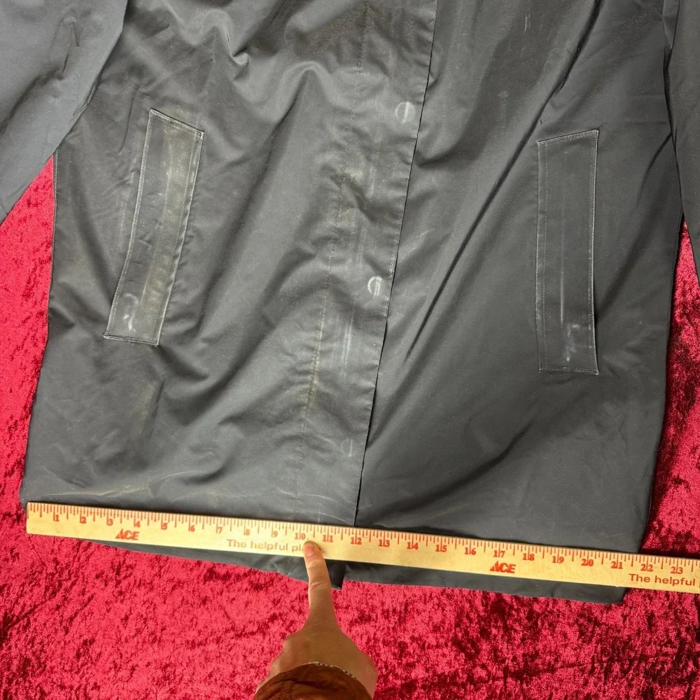 Columbia Pouring Adventure III Waterproof Jacket‎ Mens M Black Omni-Tech Hooded